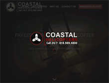 Tablet Screenshot of coastalcopters.com